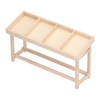 Doll House Shelf Display Racks 1:12 Miniature Wooden Stand Shelf