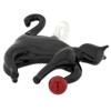 Glass Of Venice Black Murano Glass Cat