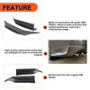 ECOTRIC Rear Side Corner Spats Compatible with 2013-2015 Honda Accord