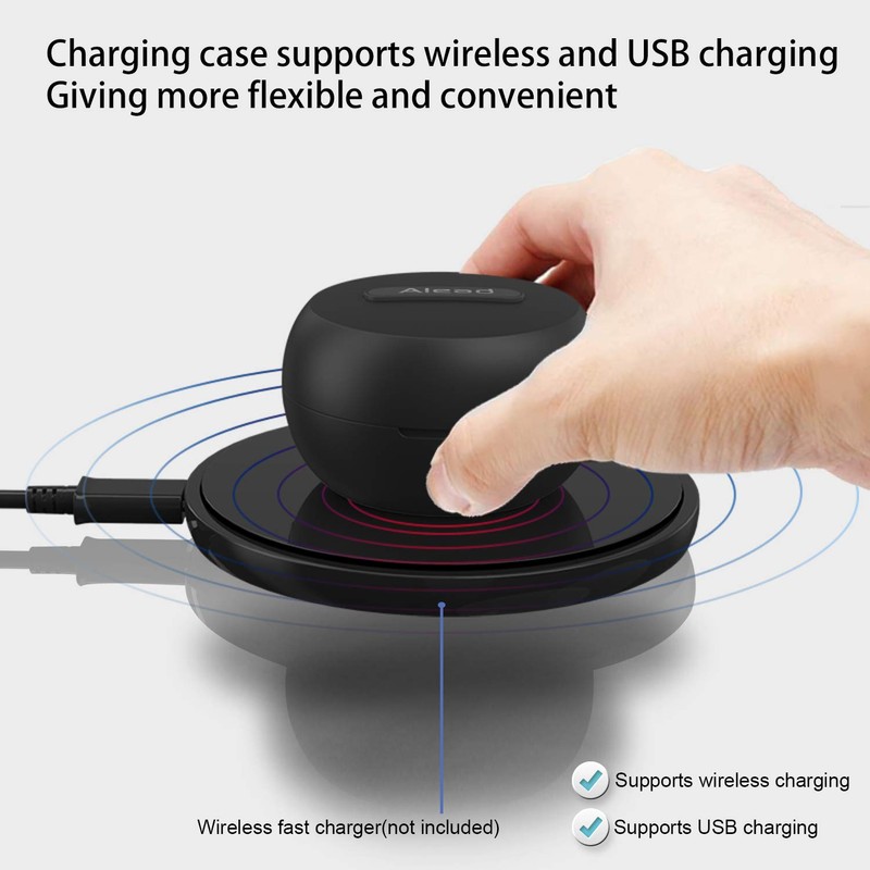Alead TX8 Bluetooth 5.0 True Wireless Earbuds (TWS) with Wireless