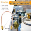 gohantee High Flow Copper Propane Gas Pigtail POL x POL
