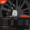 A-Premium Front Suspension Steering Knuckle Compatible with Toyota Corolla 1995-2002,