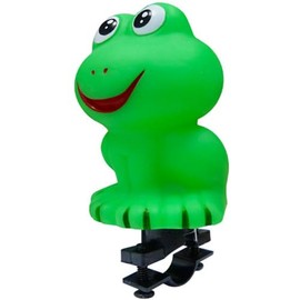 Point 16016601 Child's Animal Horn Frog with Clip for Attaching to Handlebars Green