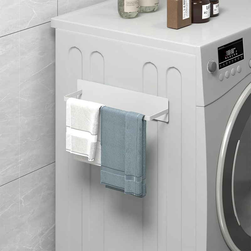 QINGQIU Towel Hanger, Magnet, Towel Rack, Refrigerator, Washing Machine, Towel