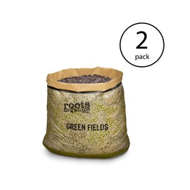 Roots Organics ROGF Green Fields Hydroponic Nutrient-Based Gardening Potting Soil for Plants, Flowers, and Outdoor Gardens, 1.5 Cu Ft (2 Pack)