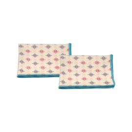 Calabria Japan Border Star Microfiber Cleaning Cloth Butterscotch 2 Pack Cleans Eyeglass Smart Phone Glasses Camera Sunglass