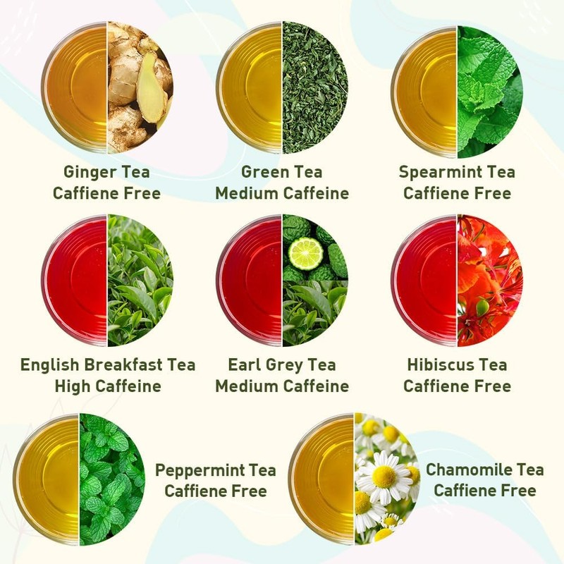 HANDPICK, Assorted Tea Sampler Gift Set - 8 Flavors, 40