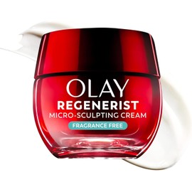Olay Anti-aging Face Moisturizer Cream Regenerist, Micro-sculpting And Fragrance-free, 1.7 Ounces