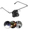 20X Magnification Single Eyeglass Magnifying Lighting Loupe Glasses Jeweler Watch