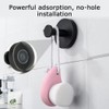 TOMVAES 4 PCS Stainless Steel Suction Cup Hooks for Bathroom