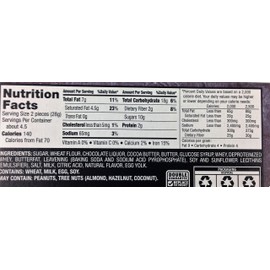 German Milk & Dark Combo Chocolate Covered Butter Cookies - 4.4-Ounce Boxes (Pack of 2)