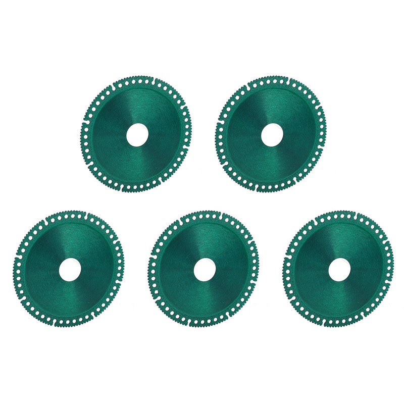 5PCS Multifunctional Cutting Saw Blade OD100mm ID20mm Green Angle Grinder