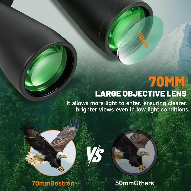 15x70 Astronomy Binoculars for Adults, High Powered Stargazing Binoculars