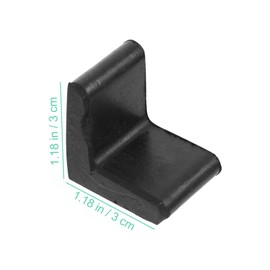 TEHAUX 2sets Shelf Support for Desk Edge Box Heavy Duty Corner Brackets Beam Fastener Corner Brackets Angle