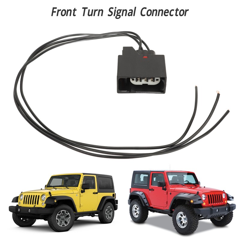 Front Turn Signal Connector Plug Harness 68065016AB Light Connector for