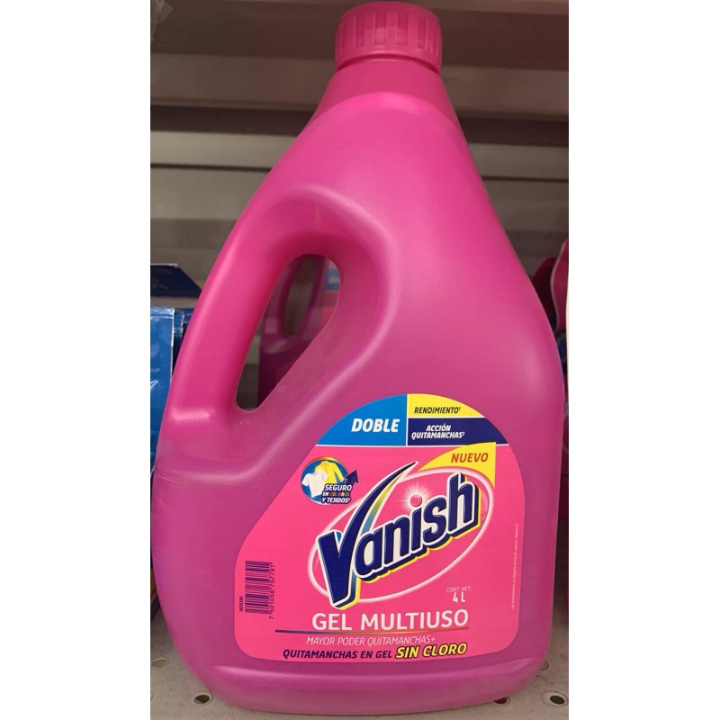 VANISH Oxi Action Pink STAIN REMOVER LIQUID Safe on Colours