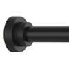 Thestoa Shower Curtain Rod Adjustable 43-92 inch, 1"Diameter Spring Tension