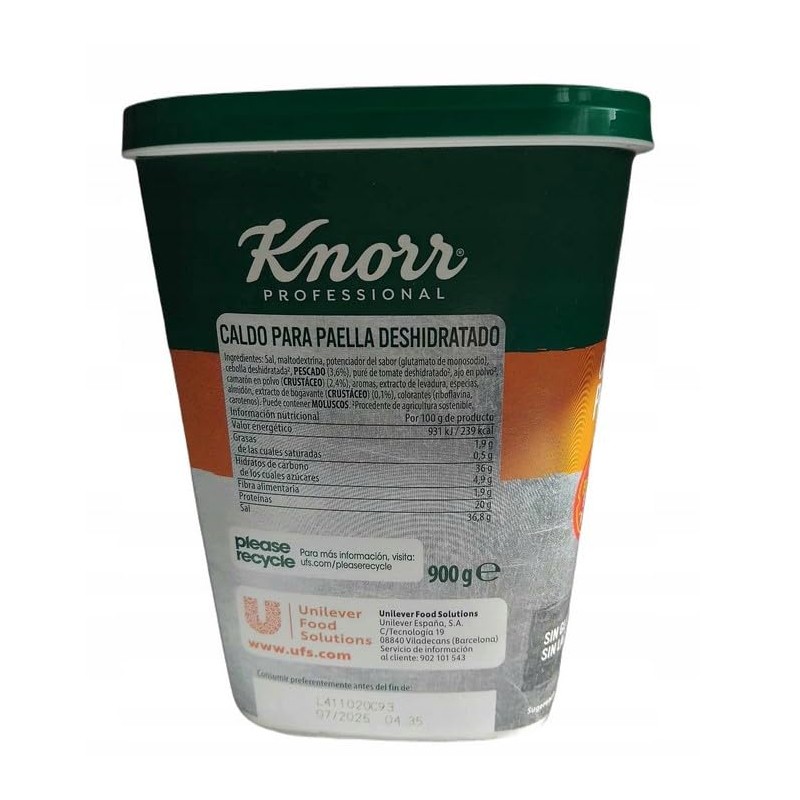 Professional Caldo para Paella – Seafood Bouillon Powder (900g)