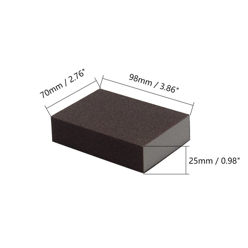 Auniwaig Sanding Sponge Block, 400-600 Grits Sandpaper Sponge, Wet &