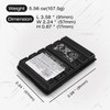 elxjar (3-Pack) 7.2V 1800mAh Ni-MH Battery Pack Compatible for Yaesu
