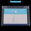 ASelected 40Pcs A5 Plastic Wallets Clear, Document Plastic Wallets, Plastic