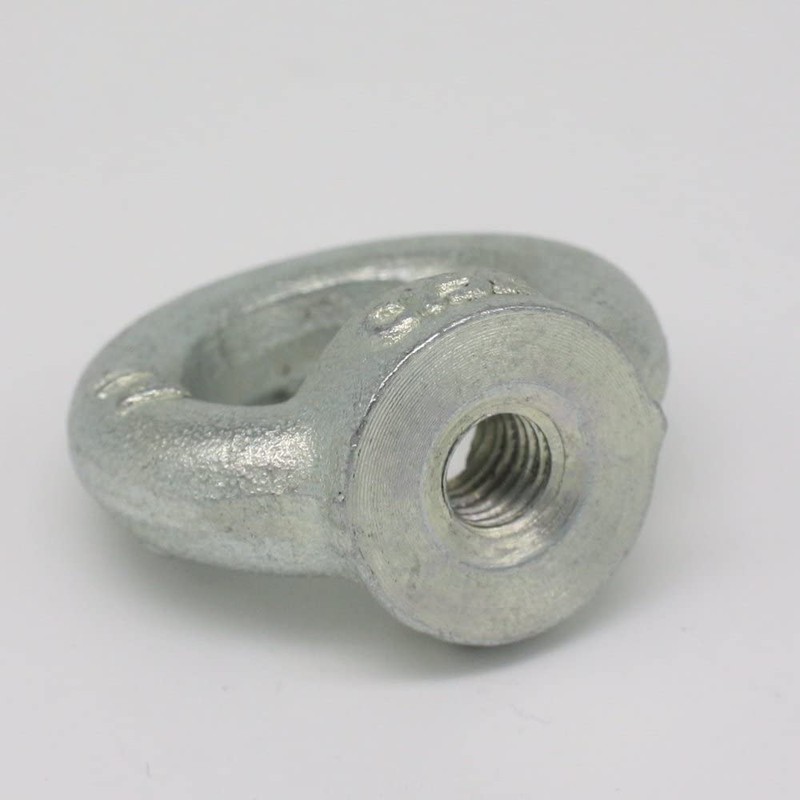 8x Ring Nuts M8 DIN582 C15E Eyelet Nuts Iron Galvanised