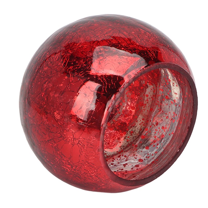 Round Glass Candle Holder Glass Tealight Votive Holder for Wedding