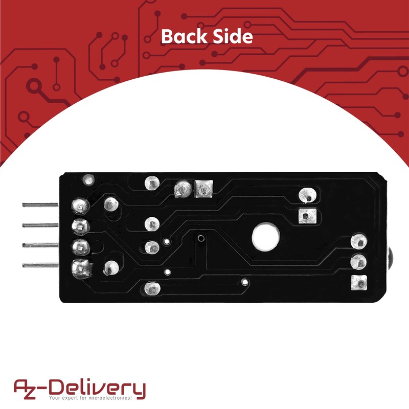 AZDelivery KY-032 IR Obstacle Sensor Module Compatible with Arduino and
