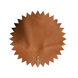 Inilbran Boho Crystal Cross Pendant Necklace Vintage Cross Choker Necklace Gold CZ Cross Necklace Christian Religious Cross Chain Necklace Jewellery for Women, Zinc