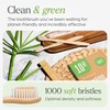 VIVAGO Bamboo Toothbrushes 10 Pack - BPA Free Soft Bristles