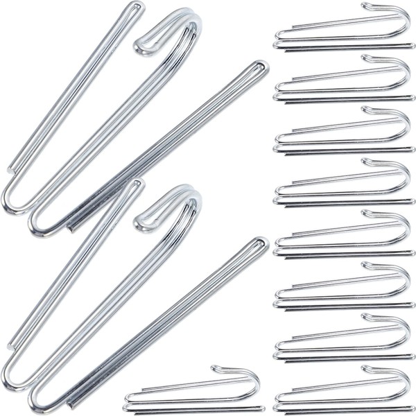 iplusmile Pack of 50 Curtain Hooks, Heavy Duty Clothes Rack,