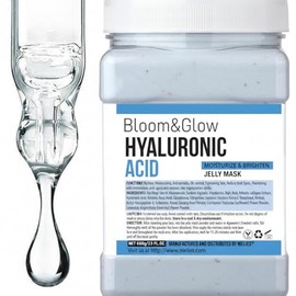 BloomGlow- Mascarilla profesional de gelatina de cido HialurnicoHyaluronic Acid Jelly mask. 650 gramos                                                