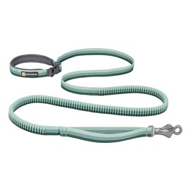 Ruffwear Ruffwear, Roamer Bungee Dog Leash for Running, Biking or Hiking, Can be Used Hand-Held or Hands-Free, River Rock Green, 5.5'-7'