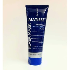 Mascarilla Matizadora Silver Mask revive los tonos plateados matiza gradualmente las canas neutraliza reflejos amarillentos con extracto de flor de loto y arginina 250ml dejar de 5 a 10 minutos y enjuagar