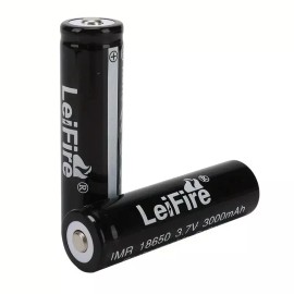 LeiFire NEWLEIFIRE RECHARGEABLE BATTERY 3.7V 3000MAH BUTTON TOP LI-ION [2 PIECES]