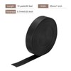 QUARKZMAN Nylon Webbing Flat 1 Inch 10 Yards Black for
