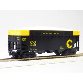 LIONEL AMERICAN FLYER CHESSIE SYSTEM (C&O) WOOD CHIP HOPPER #113308 S GAUGE