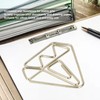 100pcs Metallic Paper Clips Golden Electroplating Process Anti Rust Paper