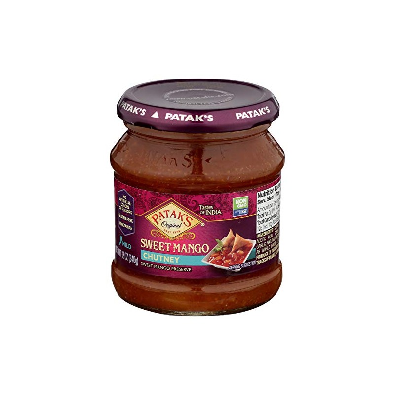 Patak's Sweet Mango Chutney, 12 Fl Oz