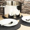 com-four® 4X Filzuntersetzer - Tischschoner aus robustem Filz - Unterlage