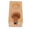 Wooden Coffee Tamper Station Stable Prevent Slip Coffee Tamper Holder