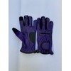 eGlove EQUEST GRIP PRO Leather Touchscreen Horse Riding Gloves (Purple,