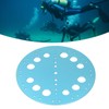 Freediving Bottom Plate Seawater Resistant Aluminum Alloy Dive Equipment for