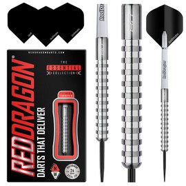 RED DRAGON Javelin: 24g - Tungsten Darts Set with Flights and Stems