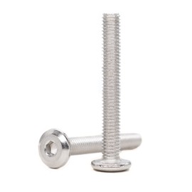 cSeao 12pcs M6x55mm Allen Head Furniture Connecting Bolts Machine Screws 304 Stainless Steel forTable Bed Rack