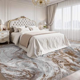 5x7 Area Rugs for Living Room, Modern Abstract Rug for Bedroom, Contemporary Machine Washable Rug, Large Stain Resistant Carpet for Dining Room Playroom Home Office, Pet & Kids Friendly