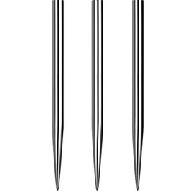 Mission Darts Glide Steel Tip Dart Points | Smooth Plain Spare Points, 38mm, Silver (#_1xX2429)