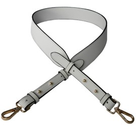 [REGANOIR] Shoulder Strap, Adjustable Length, Replacement Belt for Shoulder Bags, Prevents Shoulder Pain, Black, Brown, White, white