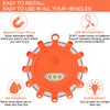 VANCLE USB-C Rechargeable LED Road Flares Roadside Emergency Light, Safety