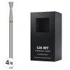 BESSIE Leabit sandshot XF nail bit, 4 pieces, silver / BESSIE 리아비트 샌드숏 XF 네일비트, 4개, 실버